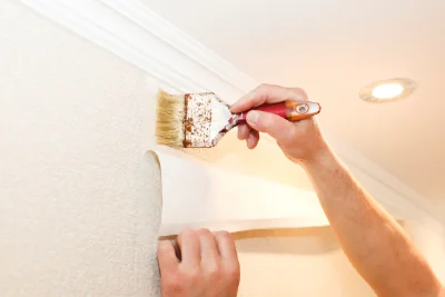 Pose de papier peint à Bidart — revêtements muraux et toiles de verre